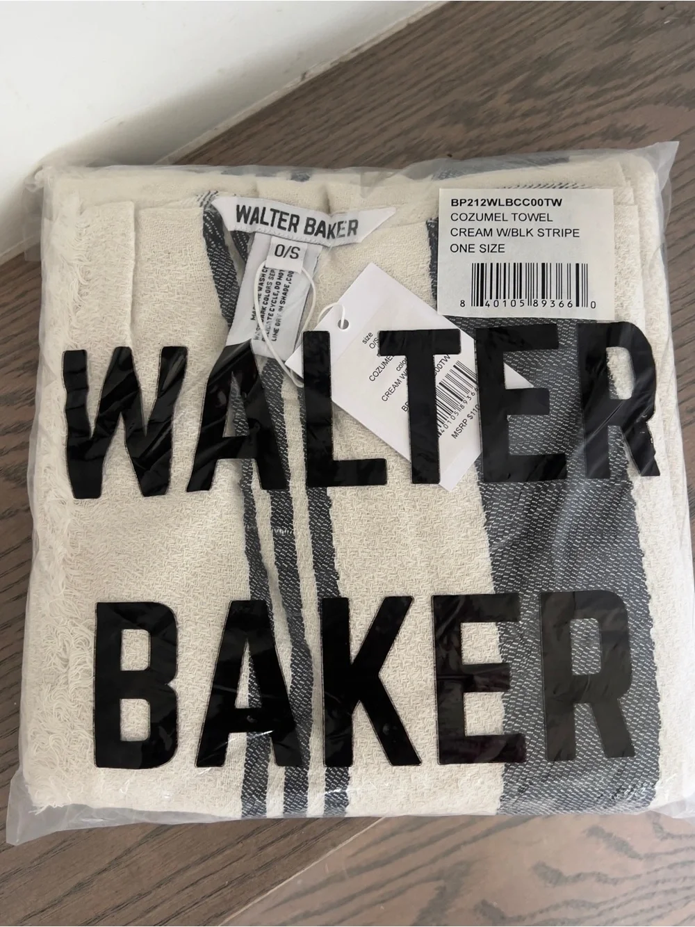 Walter Baker Cozumel Towel NWT